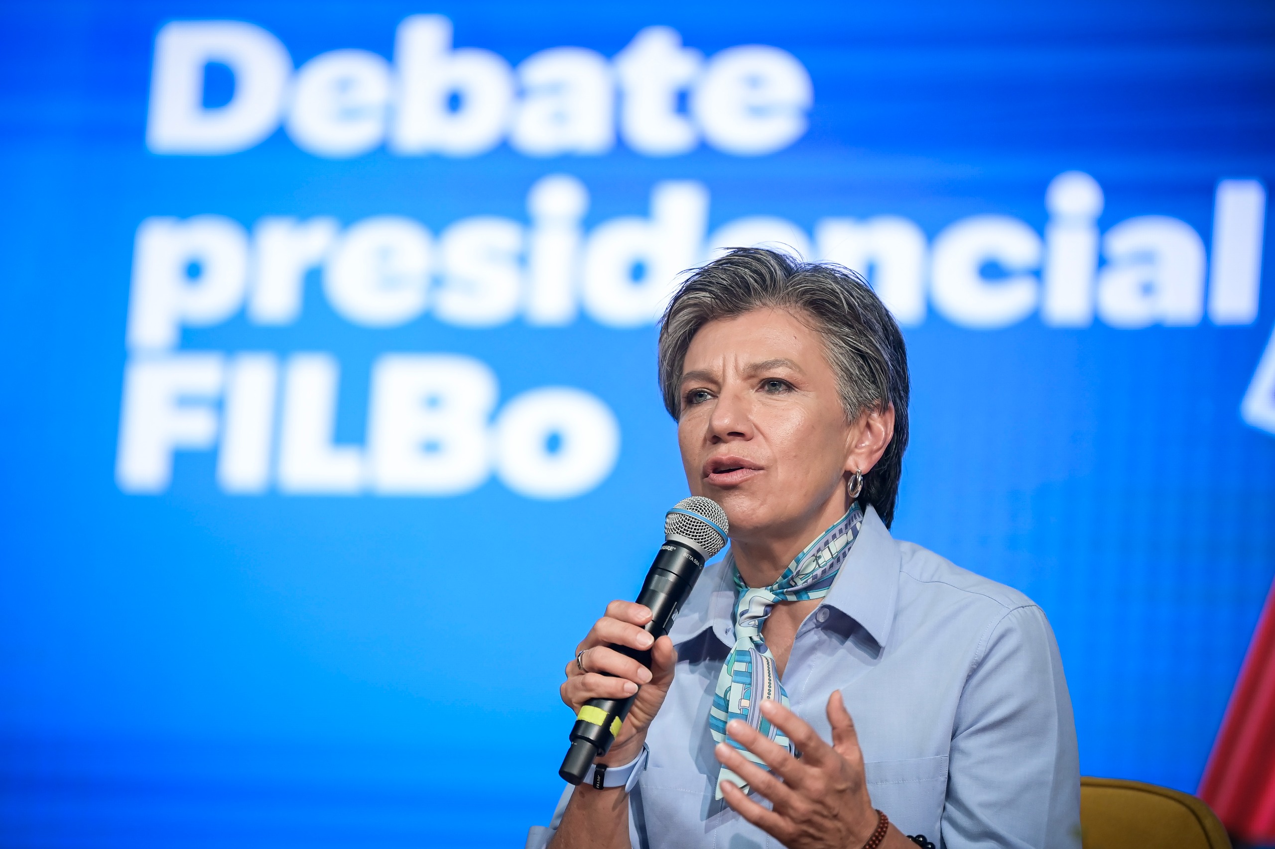 Los candidatos presidenciales Claudia López, Mauricio Lizcano, Carlos Caicedo y Luis Gilberto Murillo participaron del Debate presidencial de El Espectador en la FILBo 2026.
