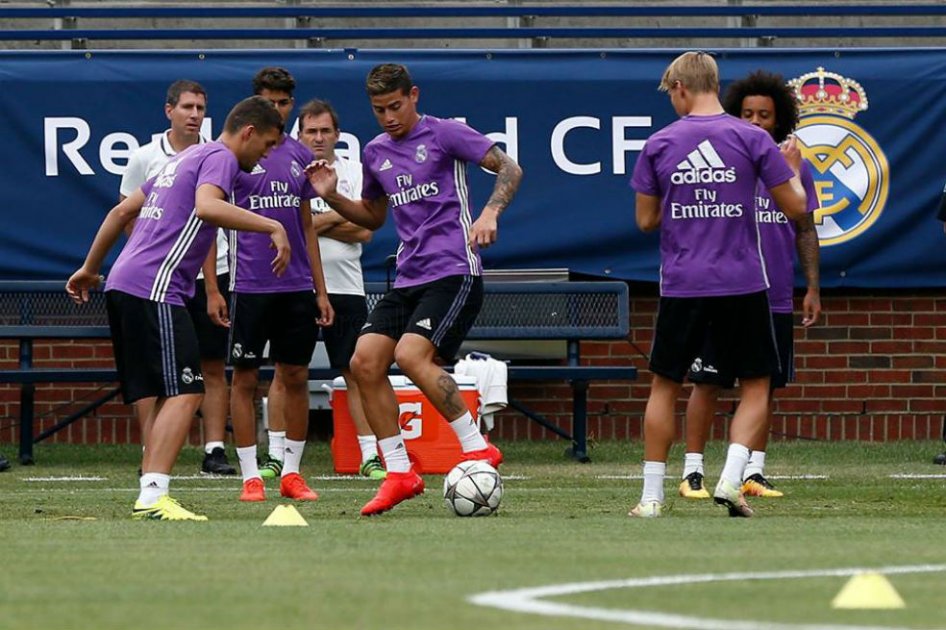 James, Ramos y Modric debutarán en pretemporada con el Real Madrid