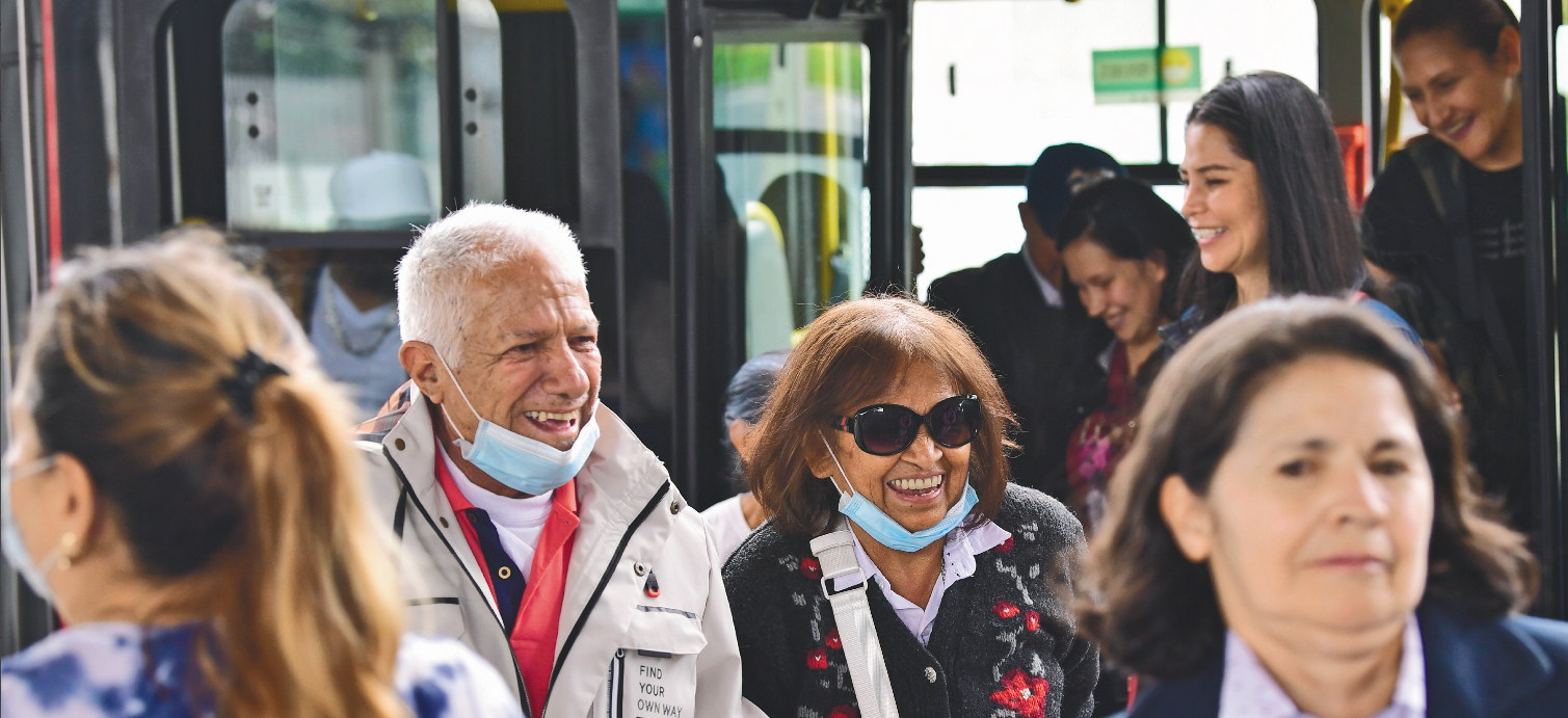 Transmilenio, una pequeña ciudad en Bogotá