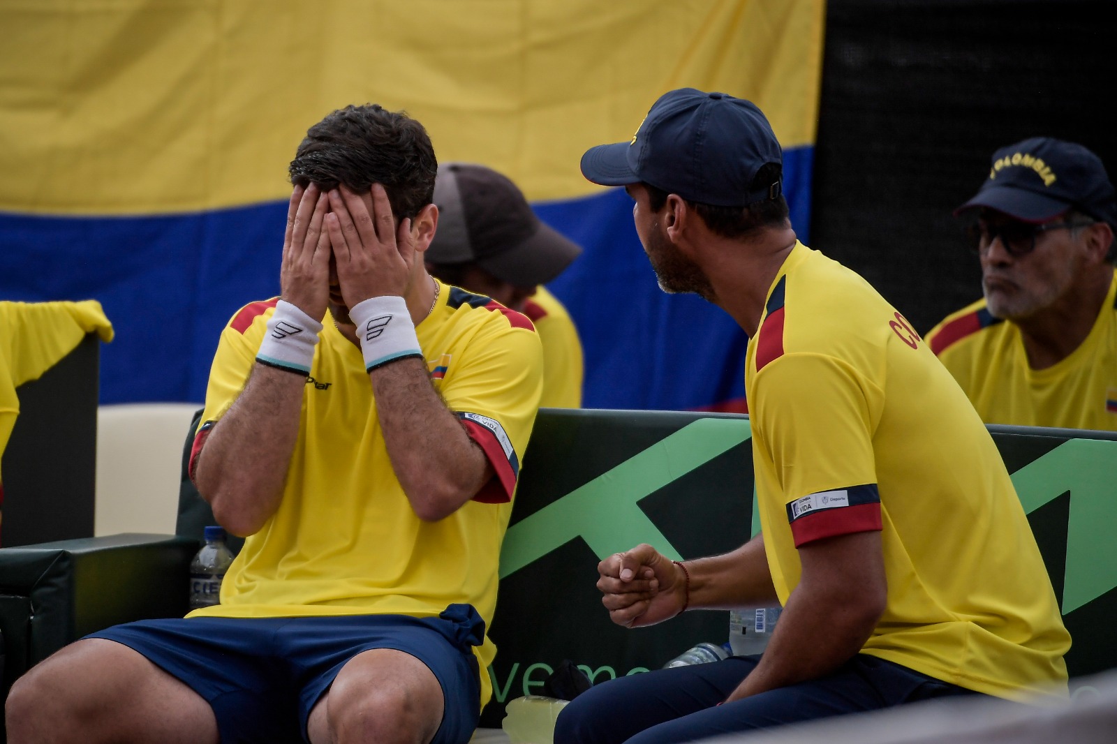 Copa Davis: tarde nublada y doble derrota para Colombia ante Luxemburgo
