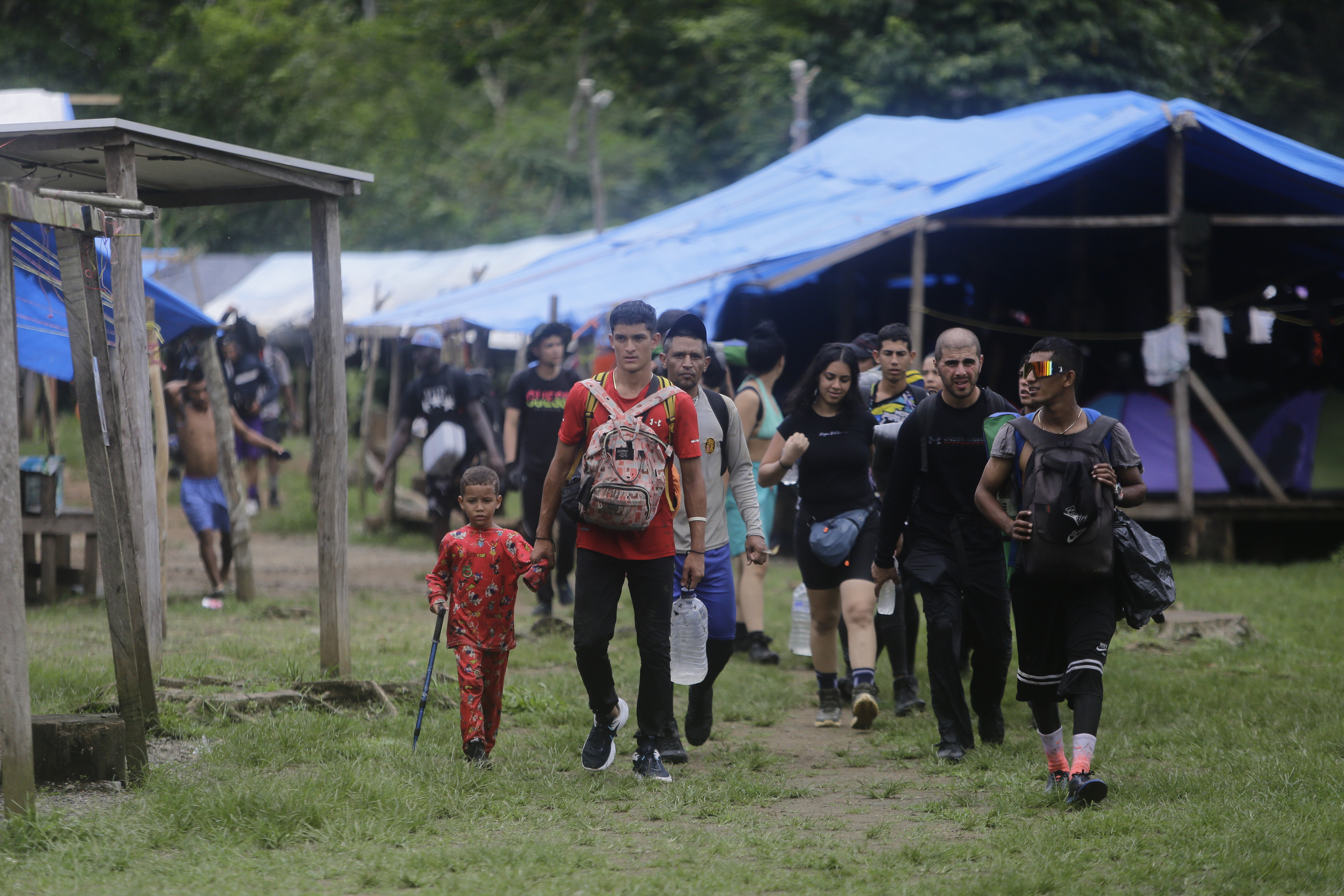 Ubican campamento clandestino de migrantes irregulares en selva panameña del Darién