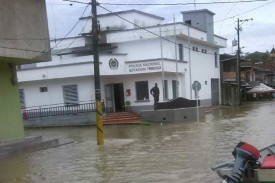 Alerta roja por intensas lluvias en el Cauca que han damnificado a más de 5.000 familias