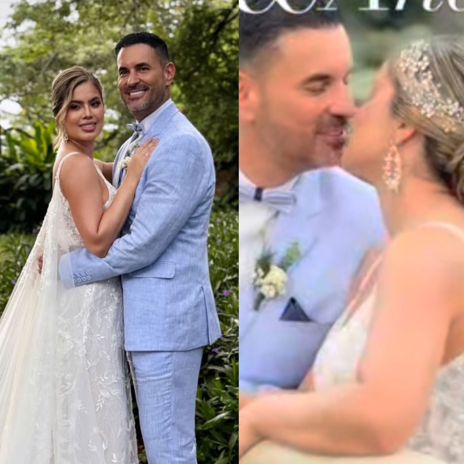 Luis Fernando Salas se casó. Imágenes y detalles de su boda con Ana María Espinosa