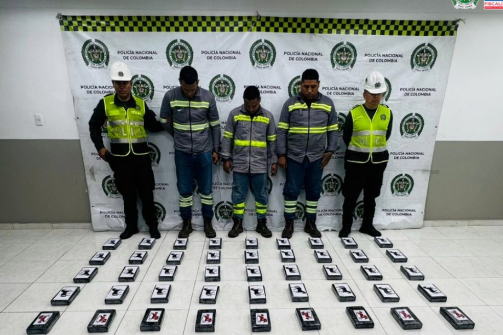 Capturan en Magdalena a tres hombres señalados de camuflar cocaína en contenedores