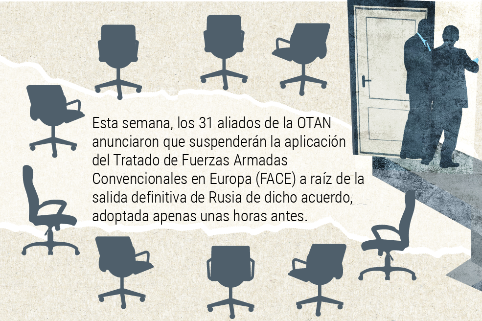 En tiempos de guerra, Rusia y Occidente se muestran los dientes.