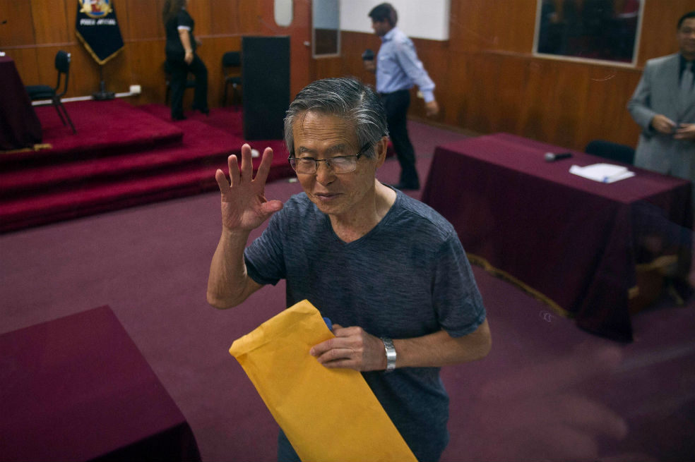 Fujimori tenía una celda con todas las comodidades