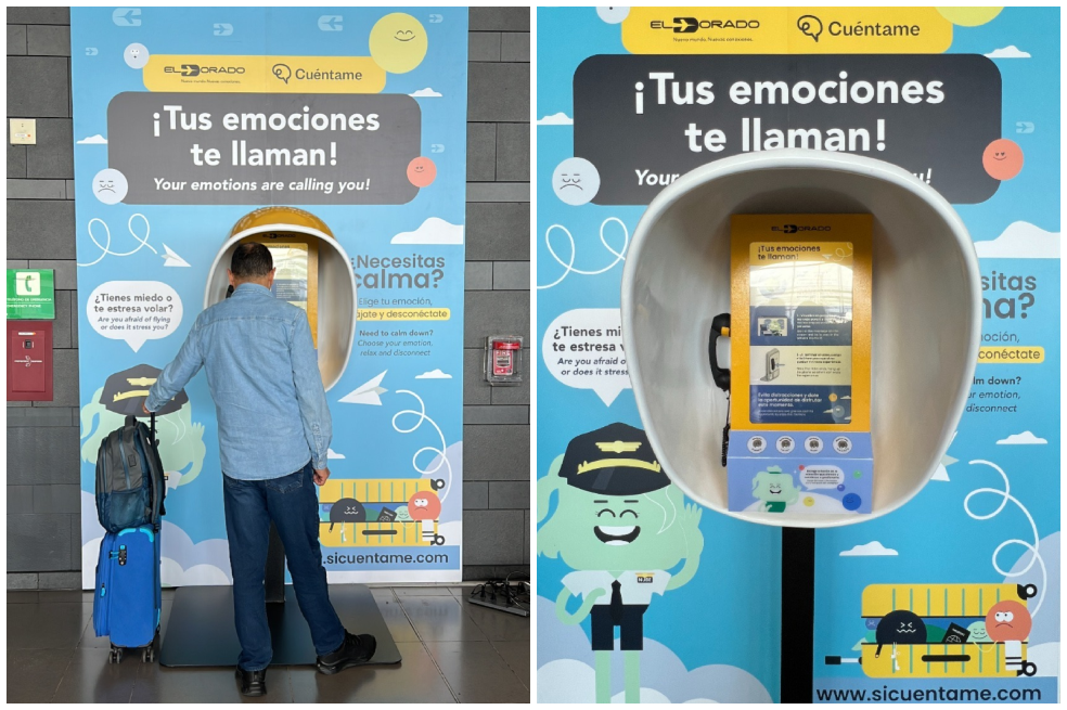 ¿Miedo a viajar en avión? Así son las nuevas cabinas de apoyo emocional de El Dorado