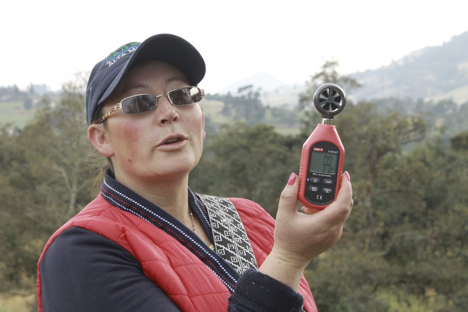 Monitores de ruana y sombrero