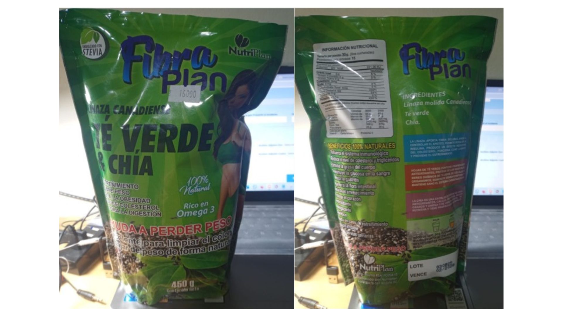 Cuidado con este producto promocionado para adelgazar: tiene un falso registro sanitario