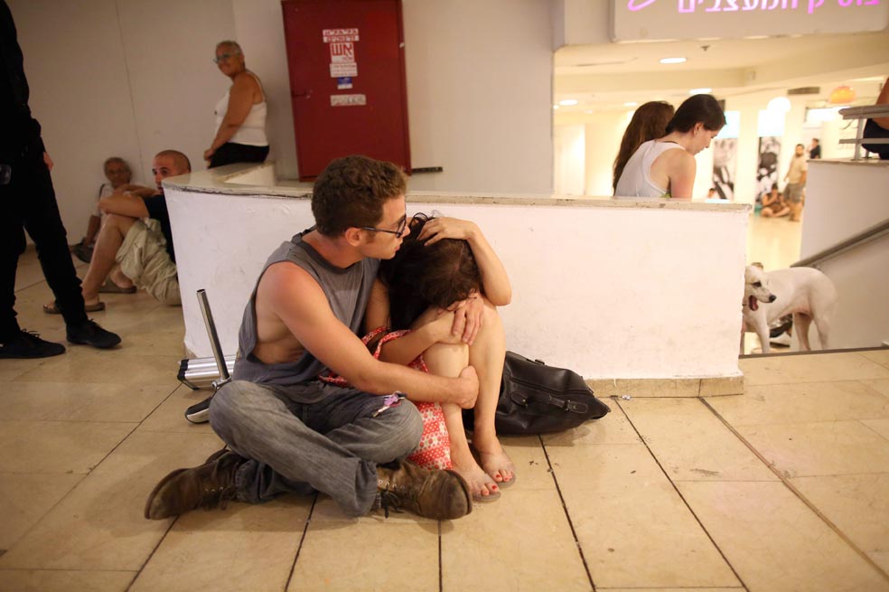 Bajo los misiles en Tel Aviv