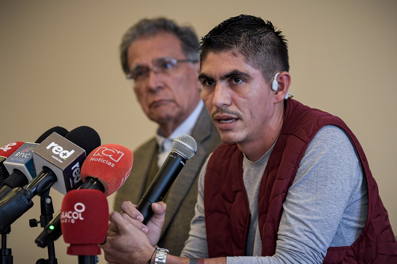 Andrey Avendaño, delegado del EMB en la mesa de diálogos con el Gobierno.