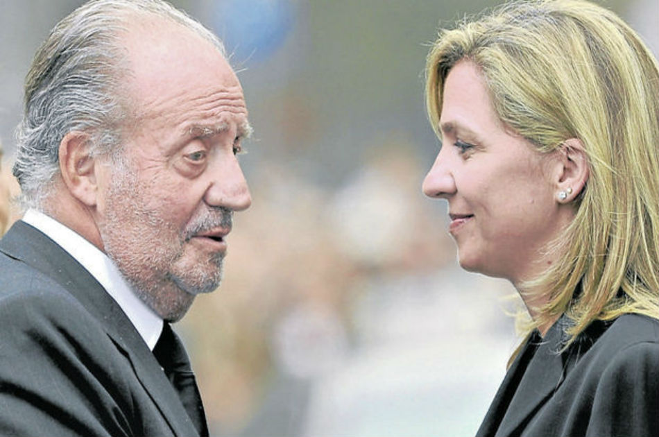 El rey Juan Carlos y la infanta Cristina