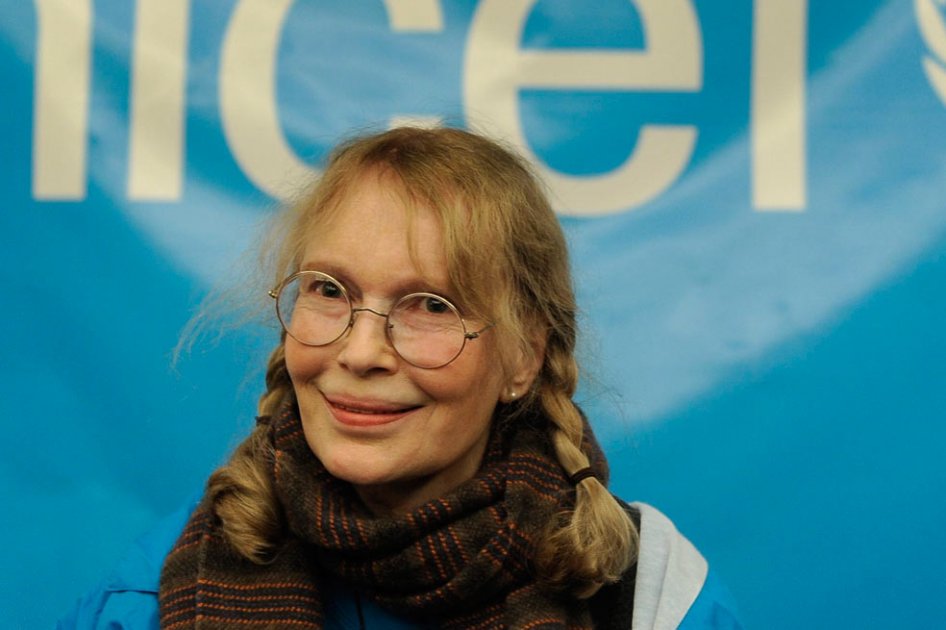 La artista Mira Farrow en 2013.