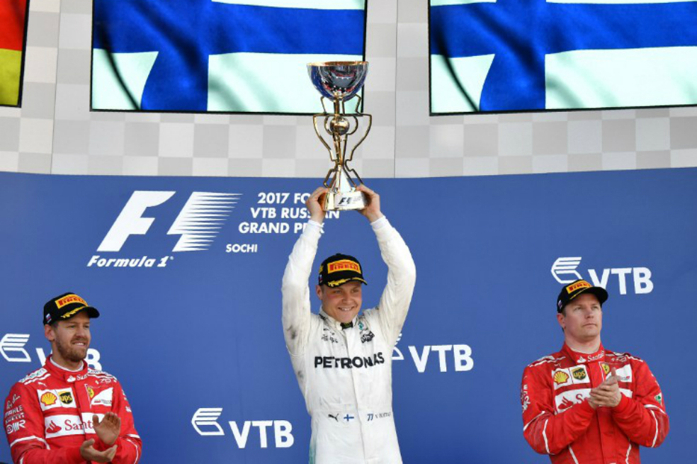 Finlandés Valtteri Bottas gana por primera vez en la Fórmula Uno