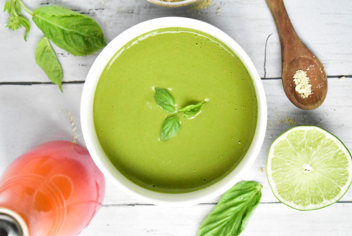 Así queda la salsa de la receta saludable del día.