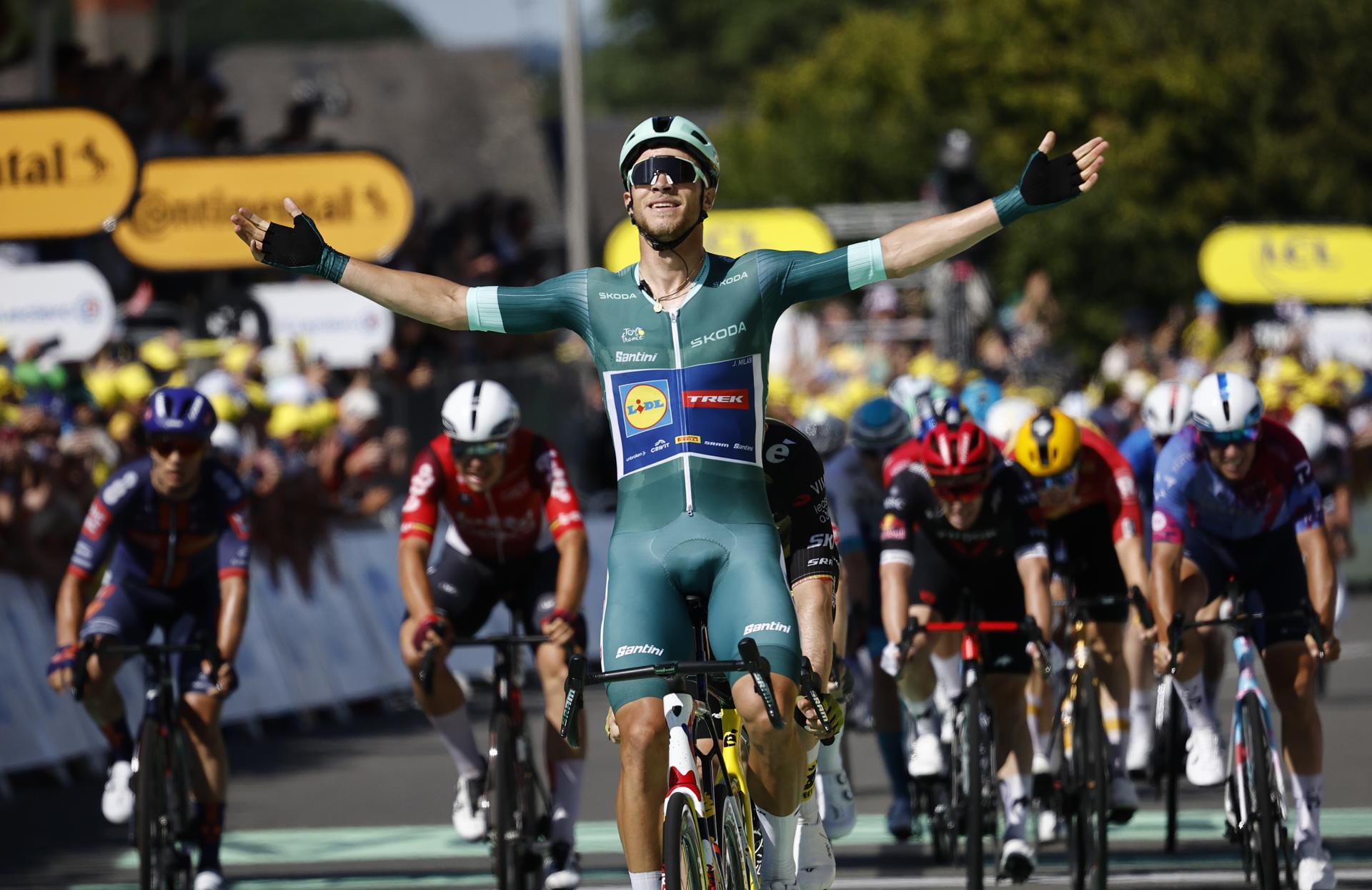 Jonathan Milan, ganador de la octava etapa del Tour de Francia: así fue el esprint