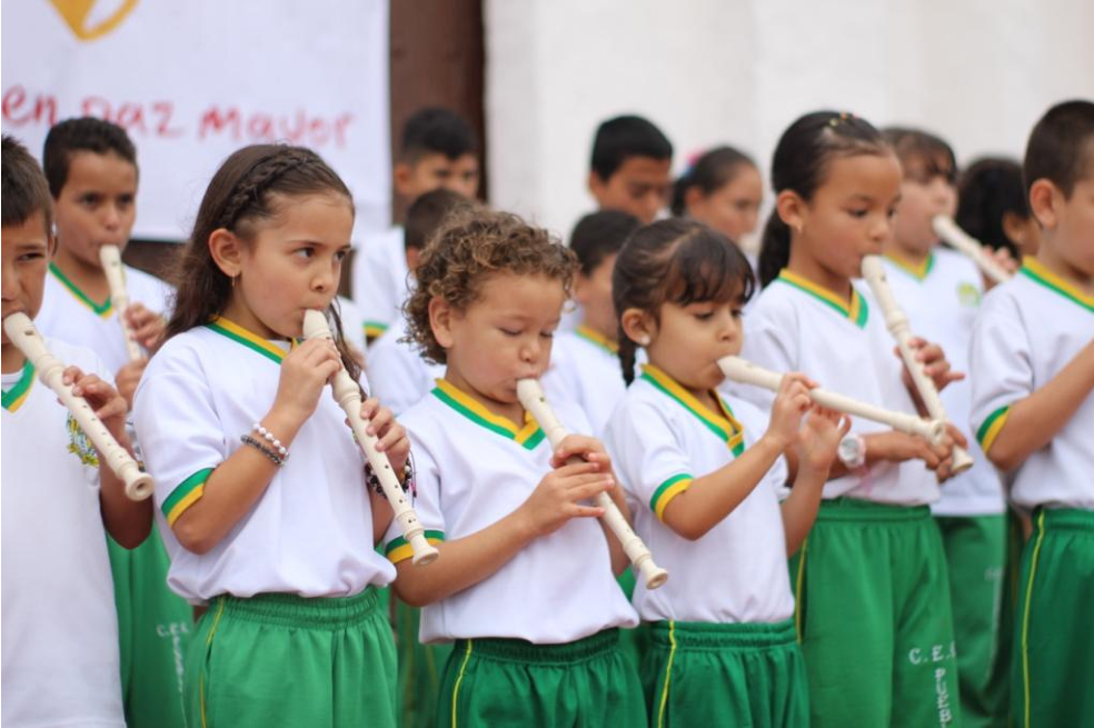 Sinfonía en Paz Mayor: un proyecto con niños víctimas del conflicto en Colombia