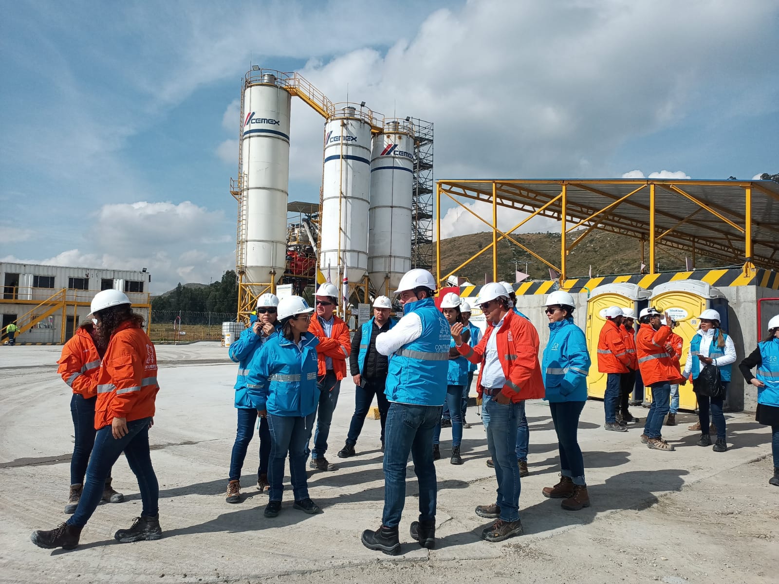 Contraloría de Bogotá hace visita a la Estación Elevadora de Aguas Residuales Canoas