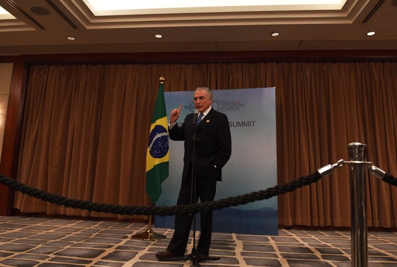 El presidente de Brasil en China. /AFP