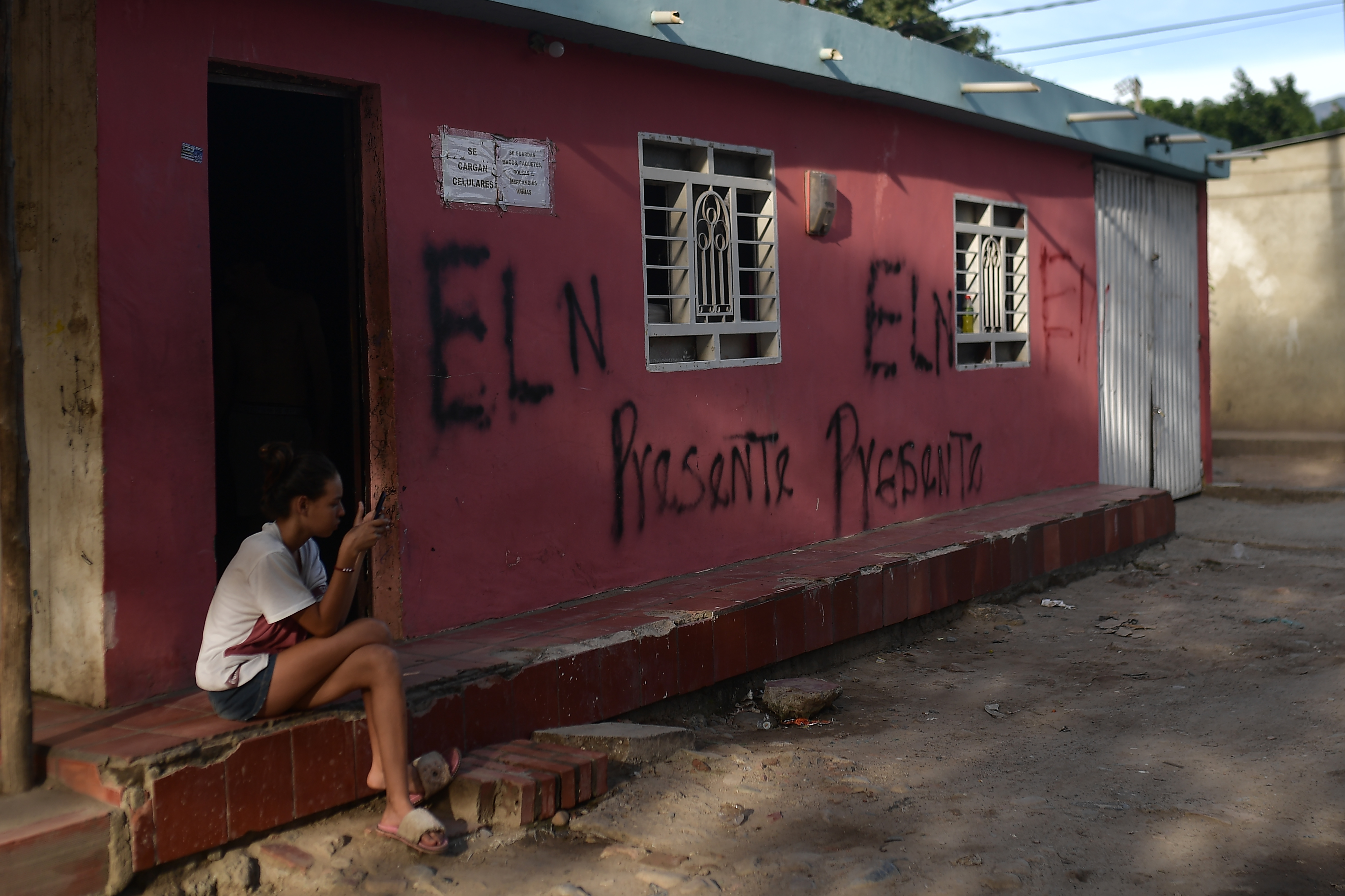 Grafitis del ELN en Cúcuta