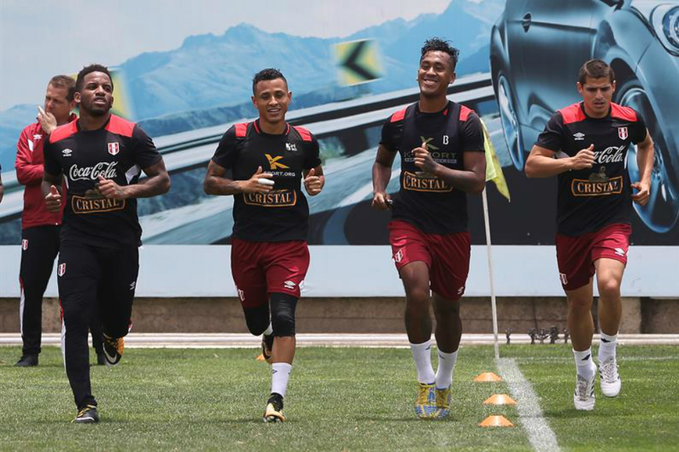 Perú empezó a preparar el juego contra Colombia
