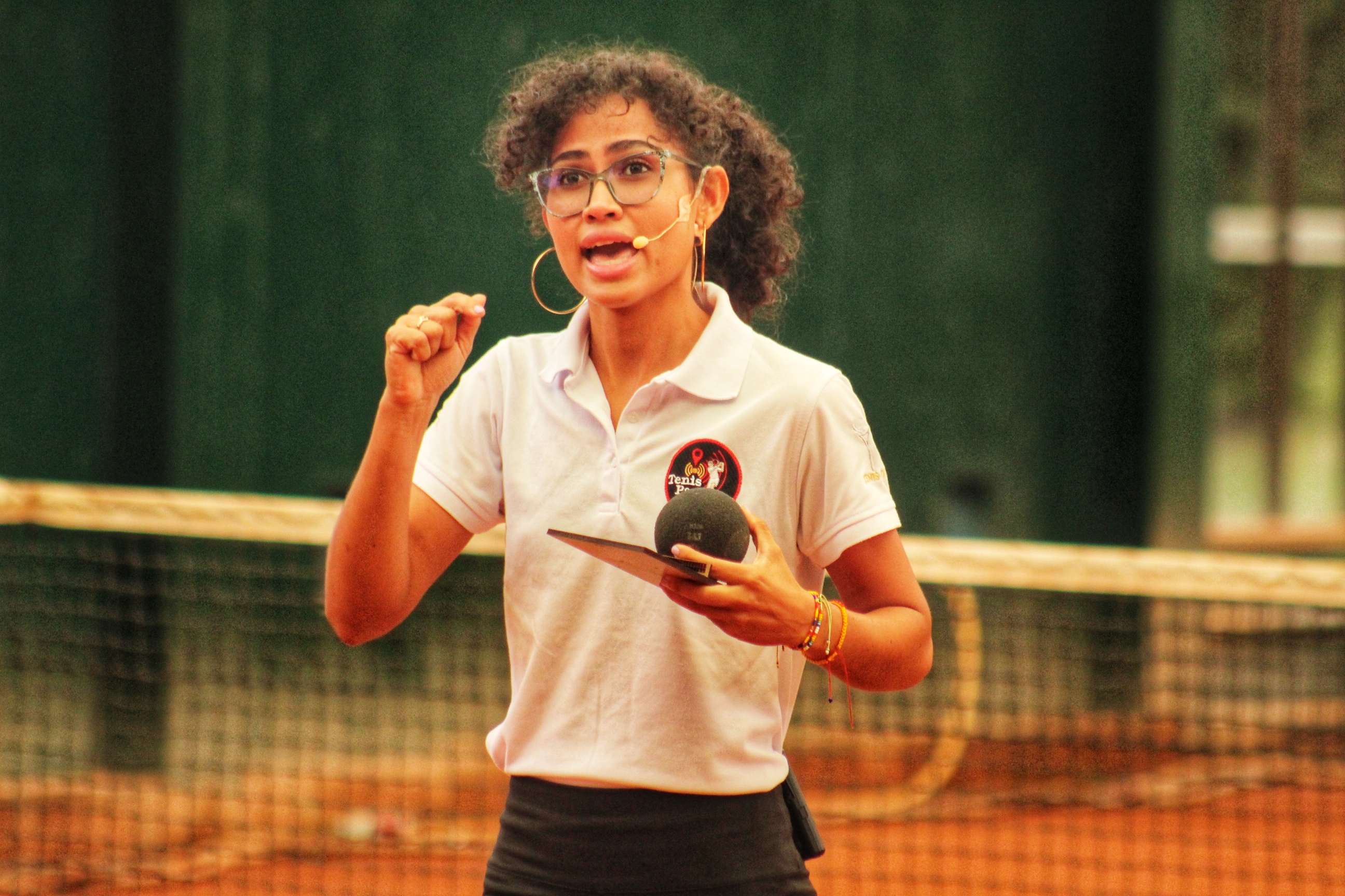 Rosana Calao, entrenadora de Tenis para Ciegos.