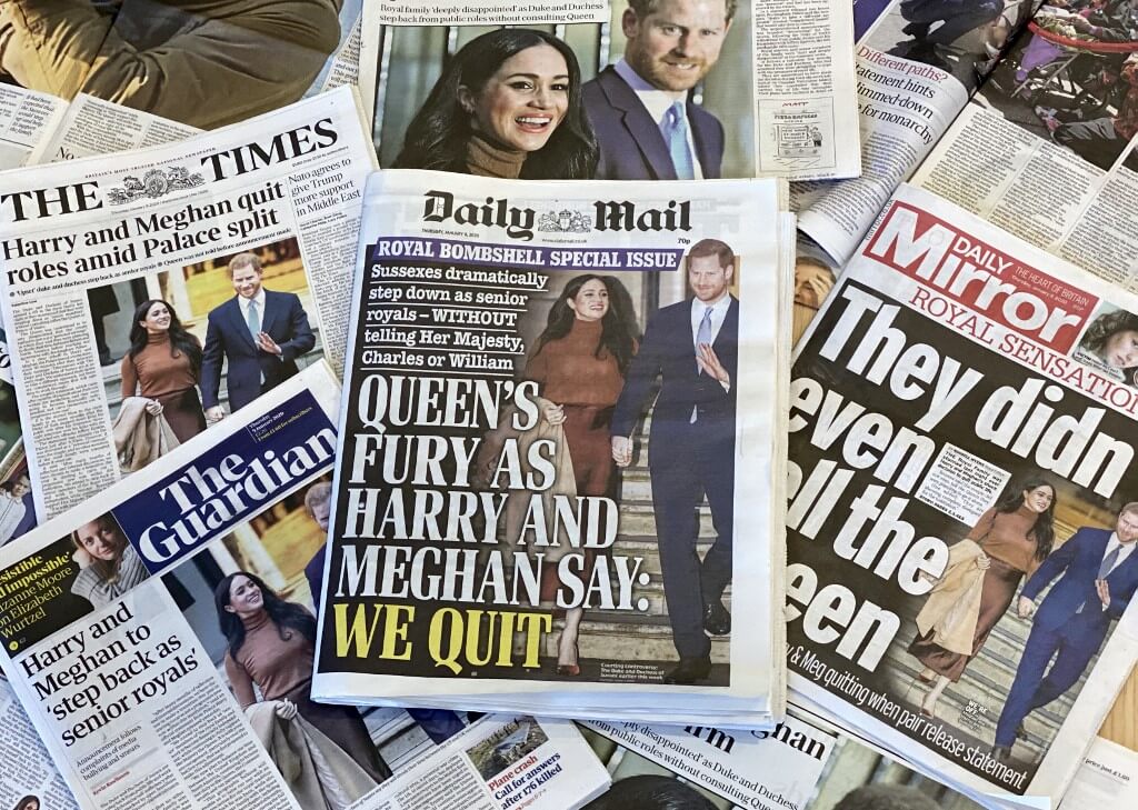 Duques de Sussex restringirán acceso de medios británicos a sus actos