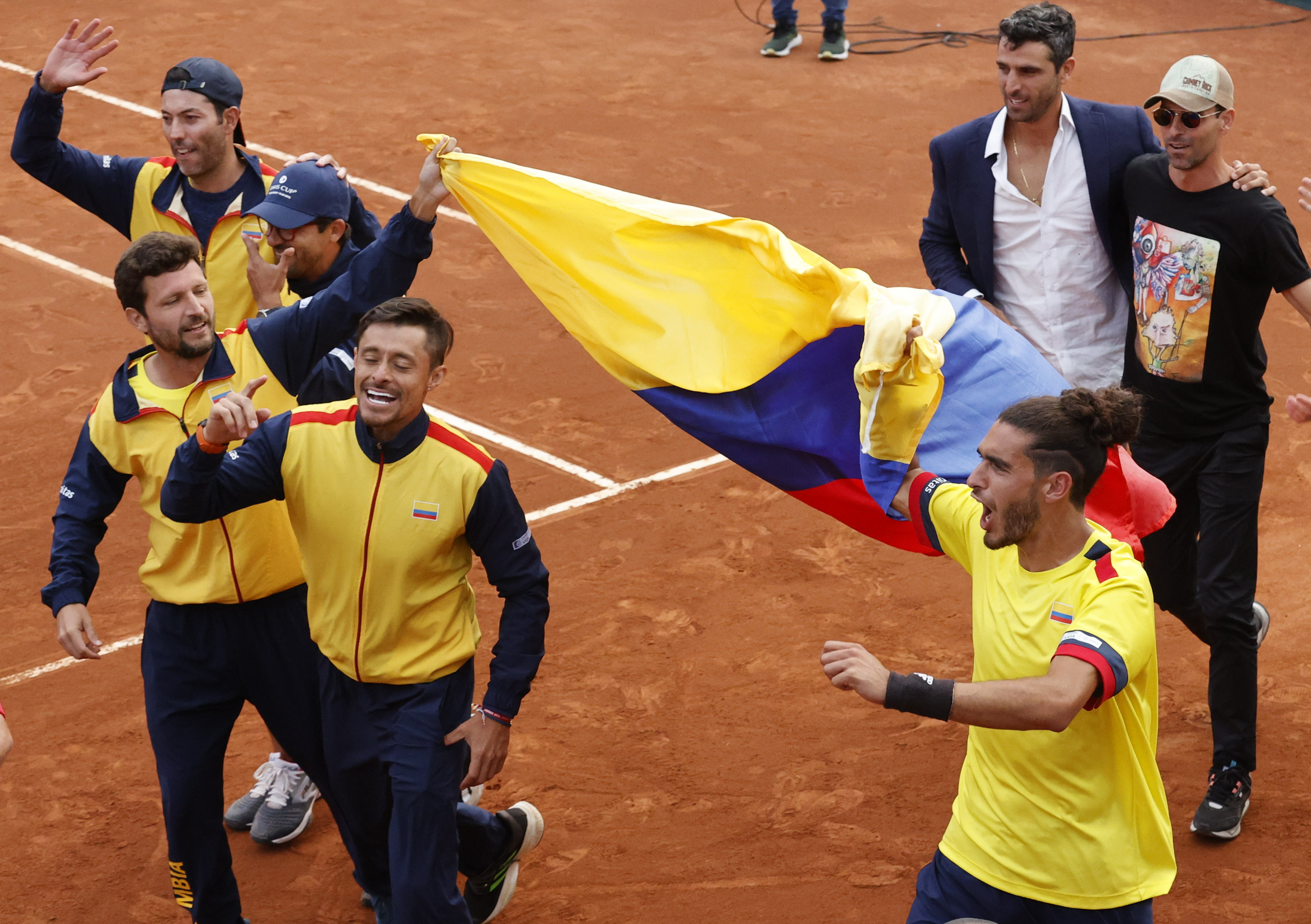 Colombia al Grupo Mundial de Copa Davis, espectacular remontada