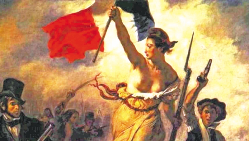 “La Libertad guiando al pueblo” (1830) es un cuadro pintado por Eugène Delacroix. El lienzo representa una escena del 28 de julio de 1830, cuando el pueblo de París levantó barricadas.  / Archivo particular