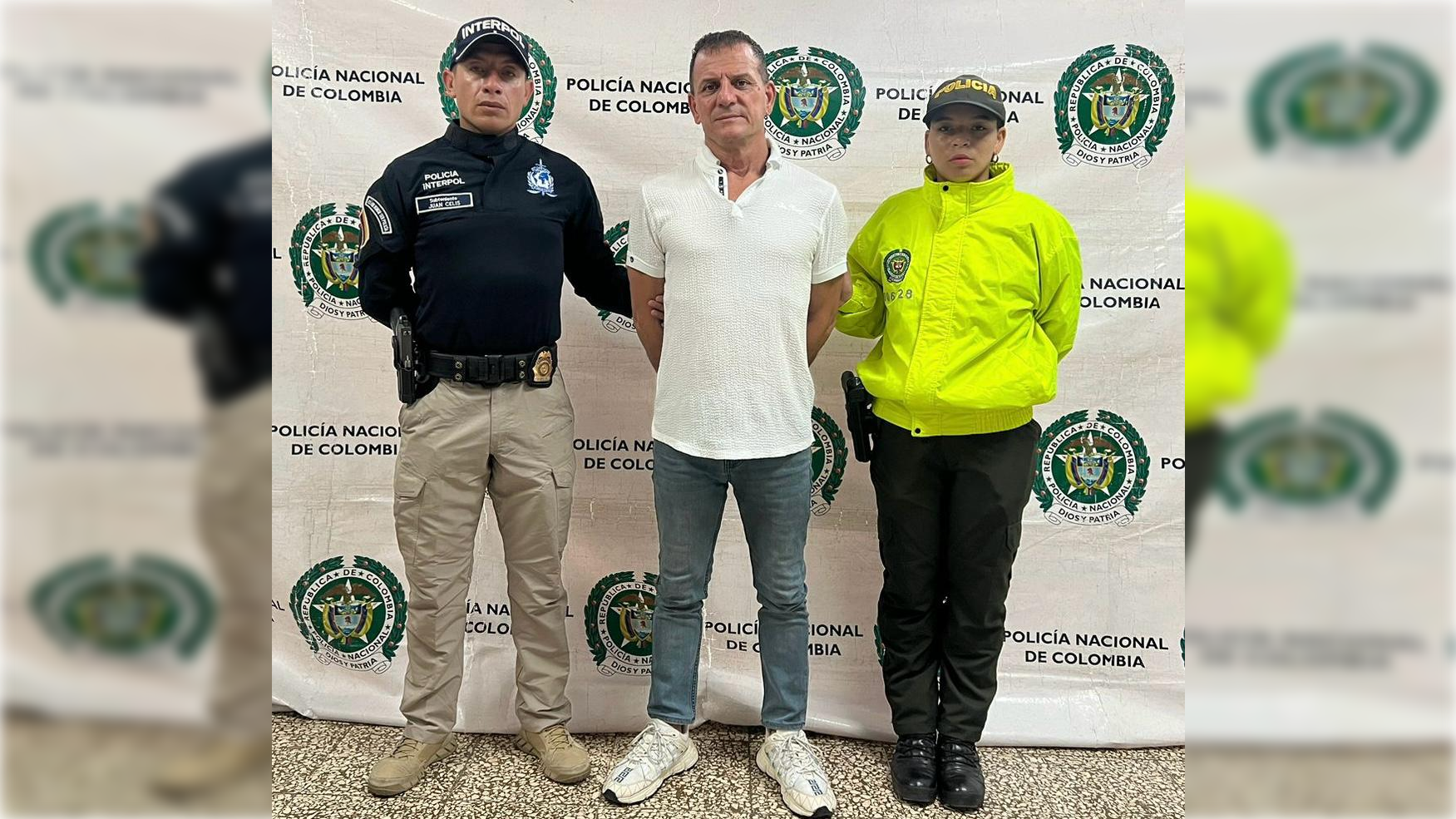 Gigliotti Massimo, capturado en Barranquilla.