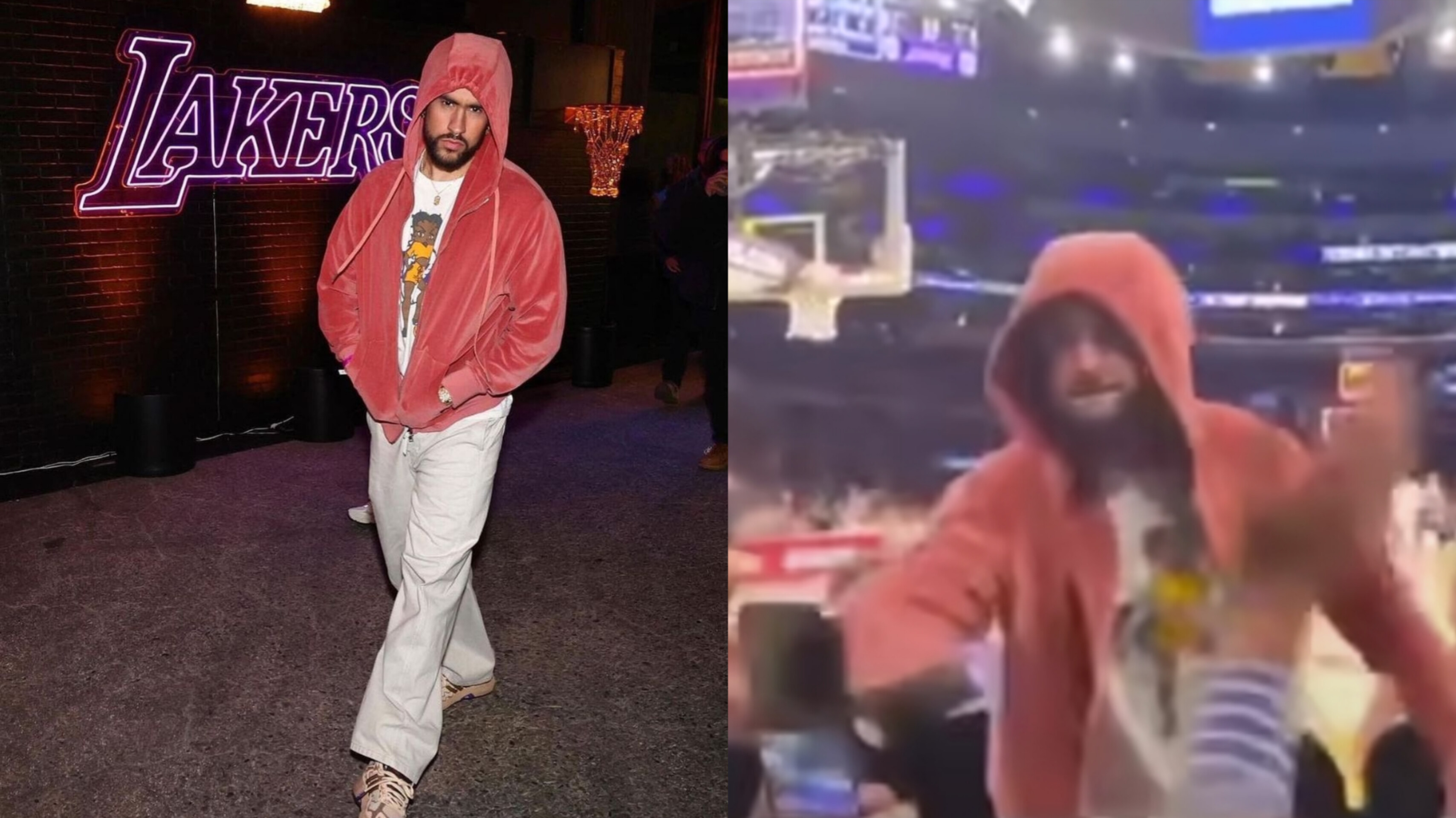 Video: Bad Bunny asustó a una fanática tras bromear con tirarle el celular