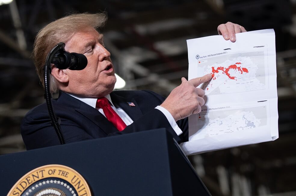“Último reducto del Estado Islámico en Siria desaparecerá esta noche», Trump