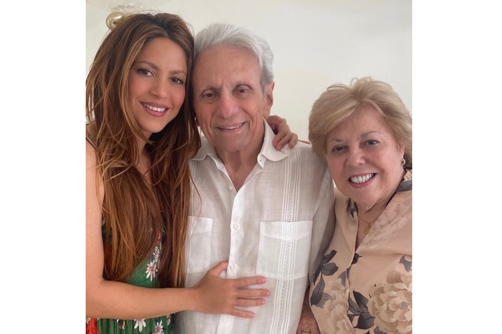 Shakira habló sobre el estado de salud de su padre, William Mebarak