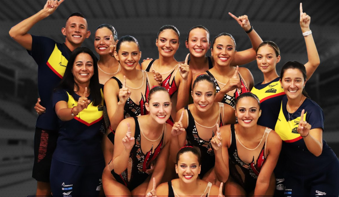 Colombia se coronó campeón suramericano de natación artística por equipos