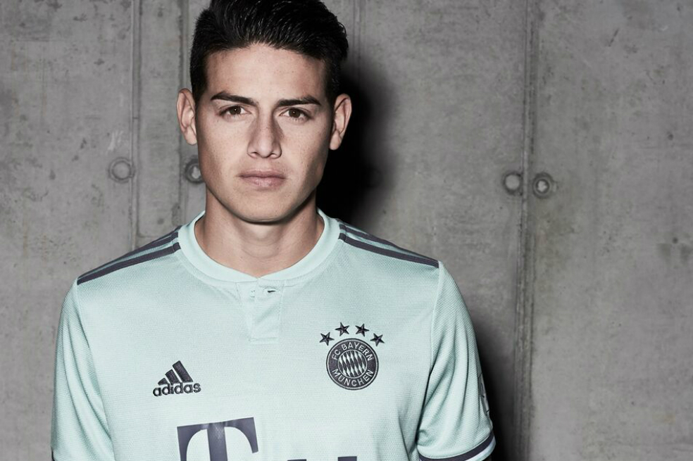 James, protagonista en el lanzamiento de la nueva camiseta del Bayern Múnich