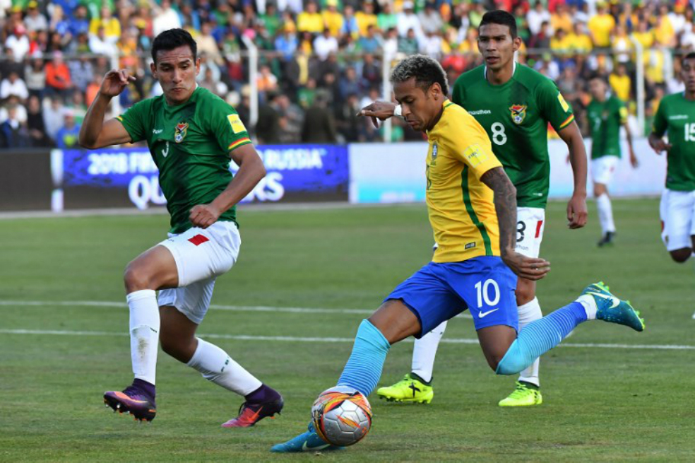 Brasil igualó 0-0 contra Bolivia en La Paz