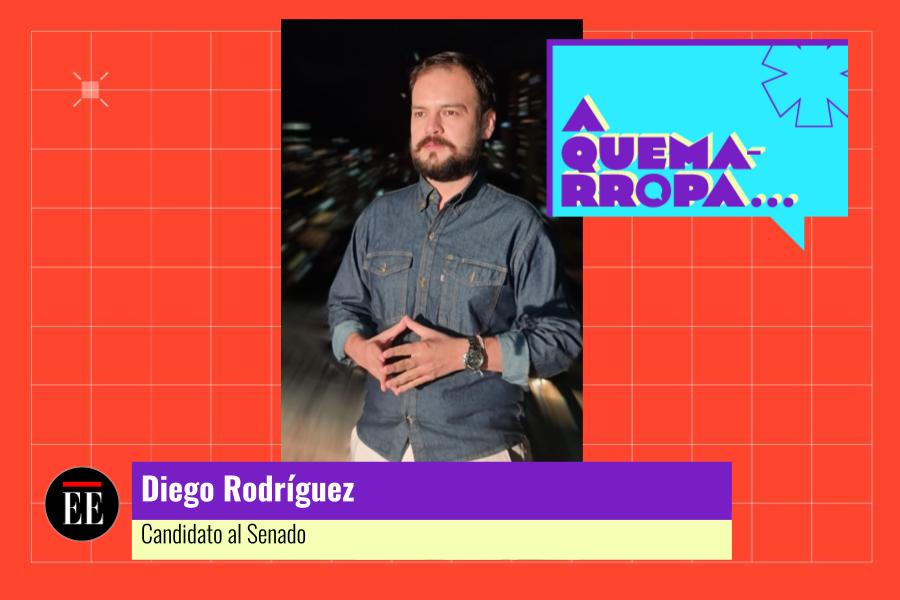 Diego Rodríguez es candidato al Senado por Fuerza Ciudadana. En el tarjetón tiene el número 99.