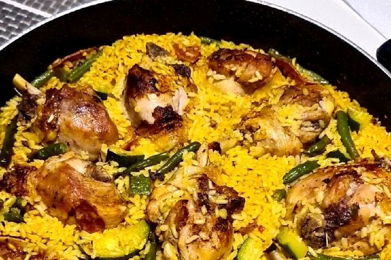 Receta para preparar arroz con pollo