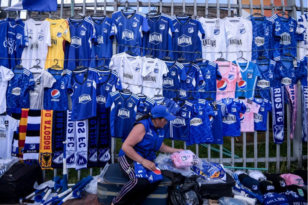 Así está el ambiente en El Campín para la final entre Millonarios y Nacional.