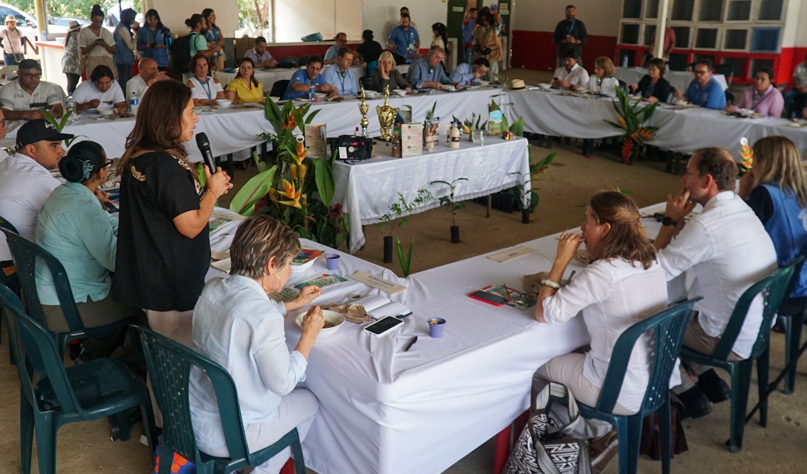 Así fue la visita del Consejo de Seguridad de ONU a poblado de ex-FARC en Caquetá
