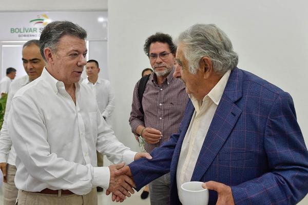 Mujica es de 2017 verificador internacional del Acuerdo de Paz entre el Gobierno colombiano y la extinta guerrilla de las Farc.