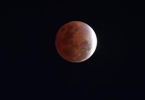 Las increíbles fotos del último eclipse lunar del 2021. Así se vio en el mundo