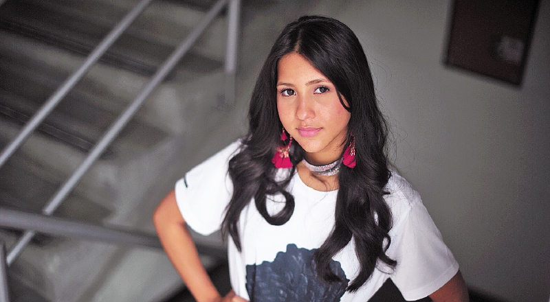Calíope quiere seguir los pasos de sus ídolos: la India y Celia Cruz. / Cristian Garavito