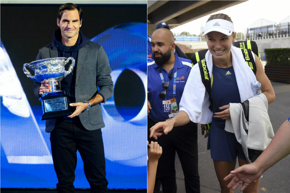 Federer y Wozniacki defienden desde esta noche sus títulos en el Abierto de Australia