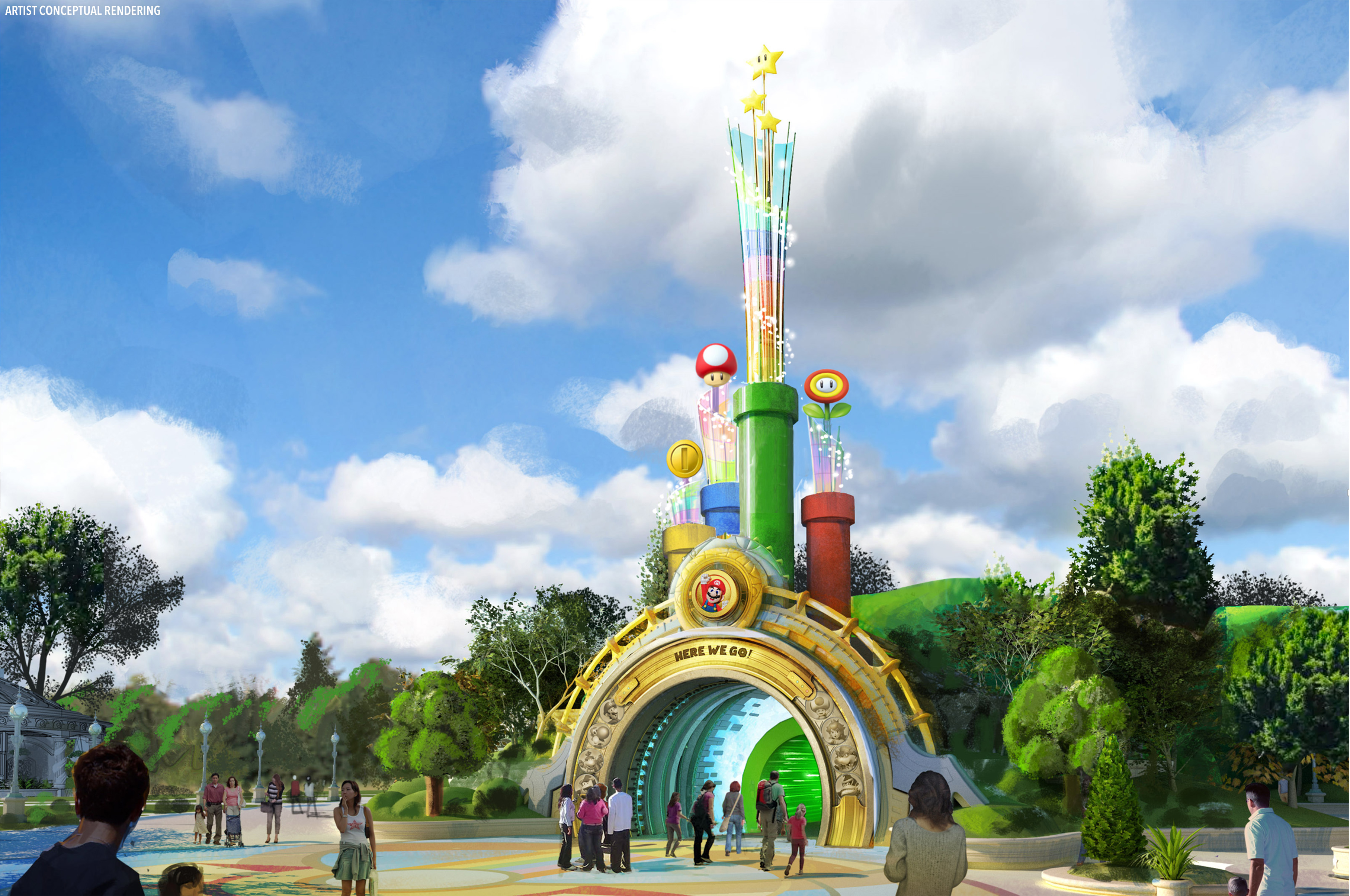 Uno de los mundos extraordinarios de Universal Epic Universe es Super Nintendo World.