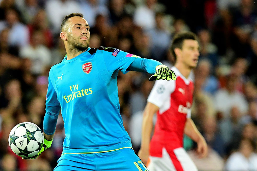 Por lesión, David Ospina se perdería el partido contra el West Ham