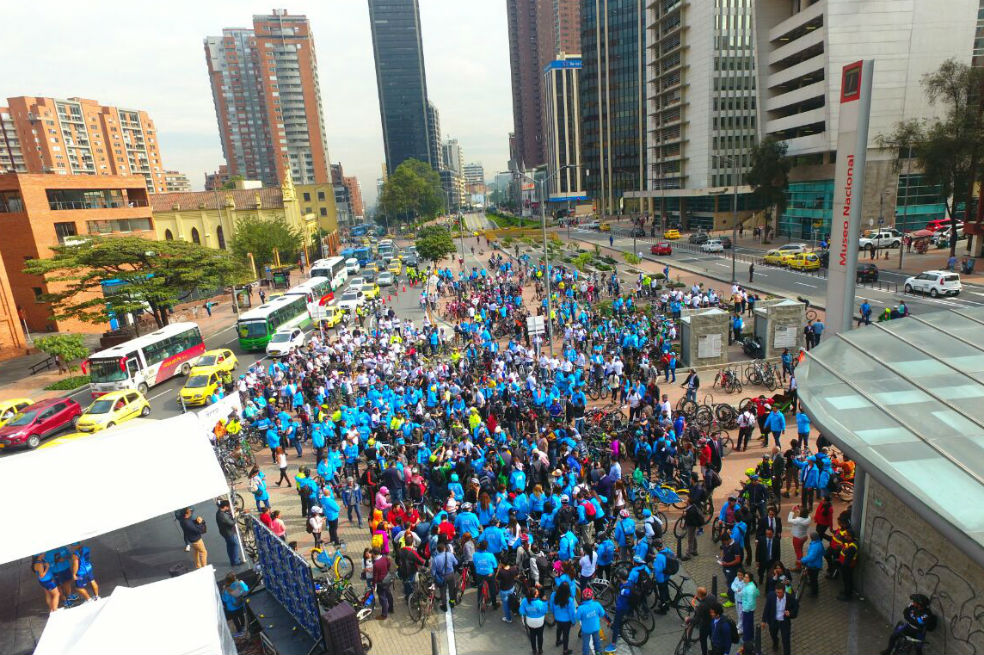 Bogotá le ganó el reto de la bicicleta a Medellín