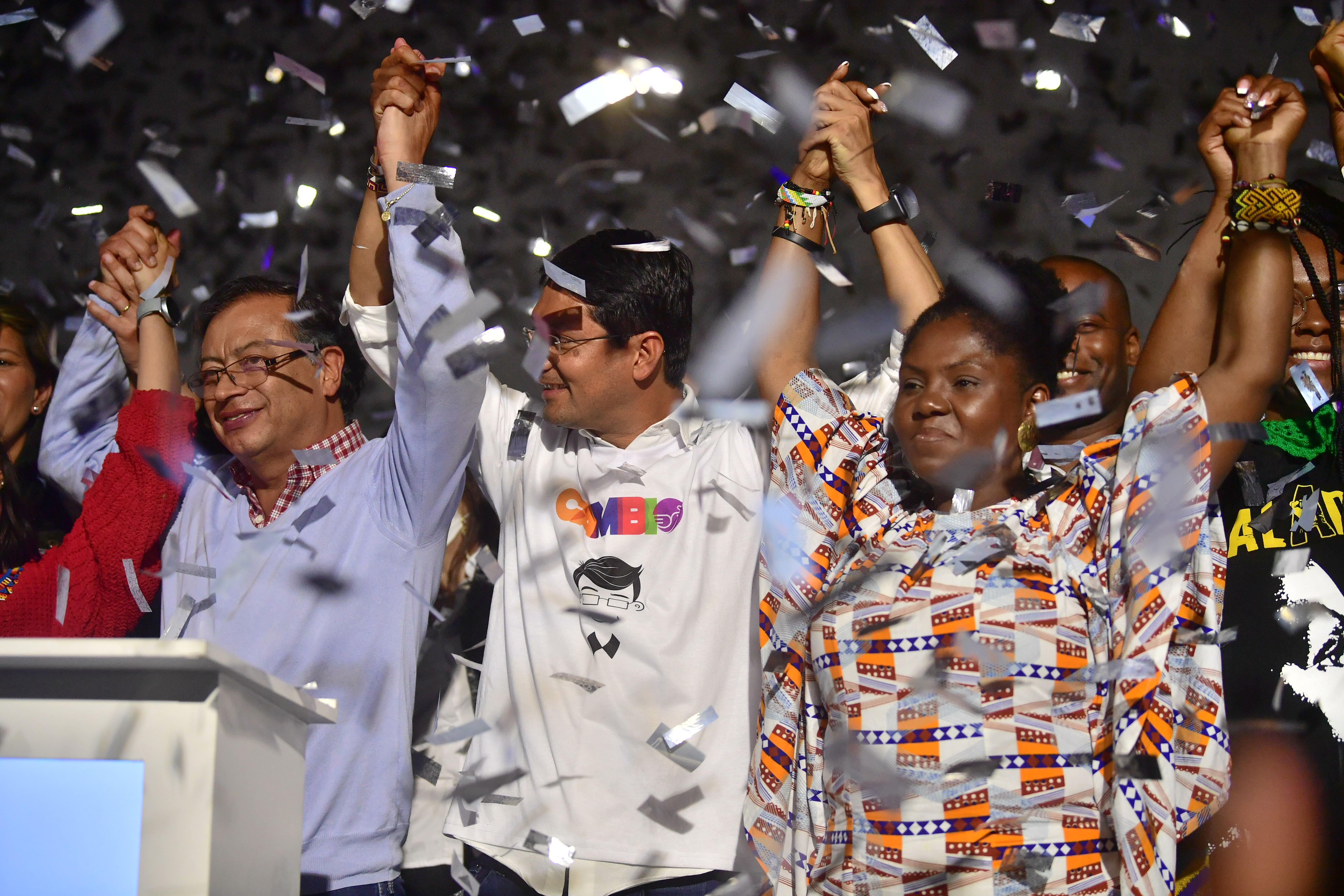 Ganador de la consulta interpartidista del Pacto Histórico, da discurso como candidato a la presidencia 2022 por esta coalición.
