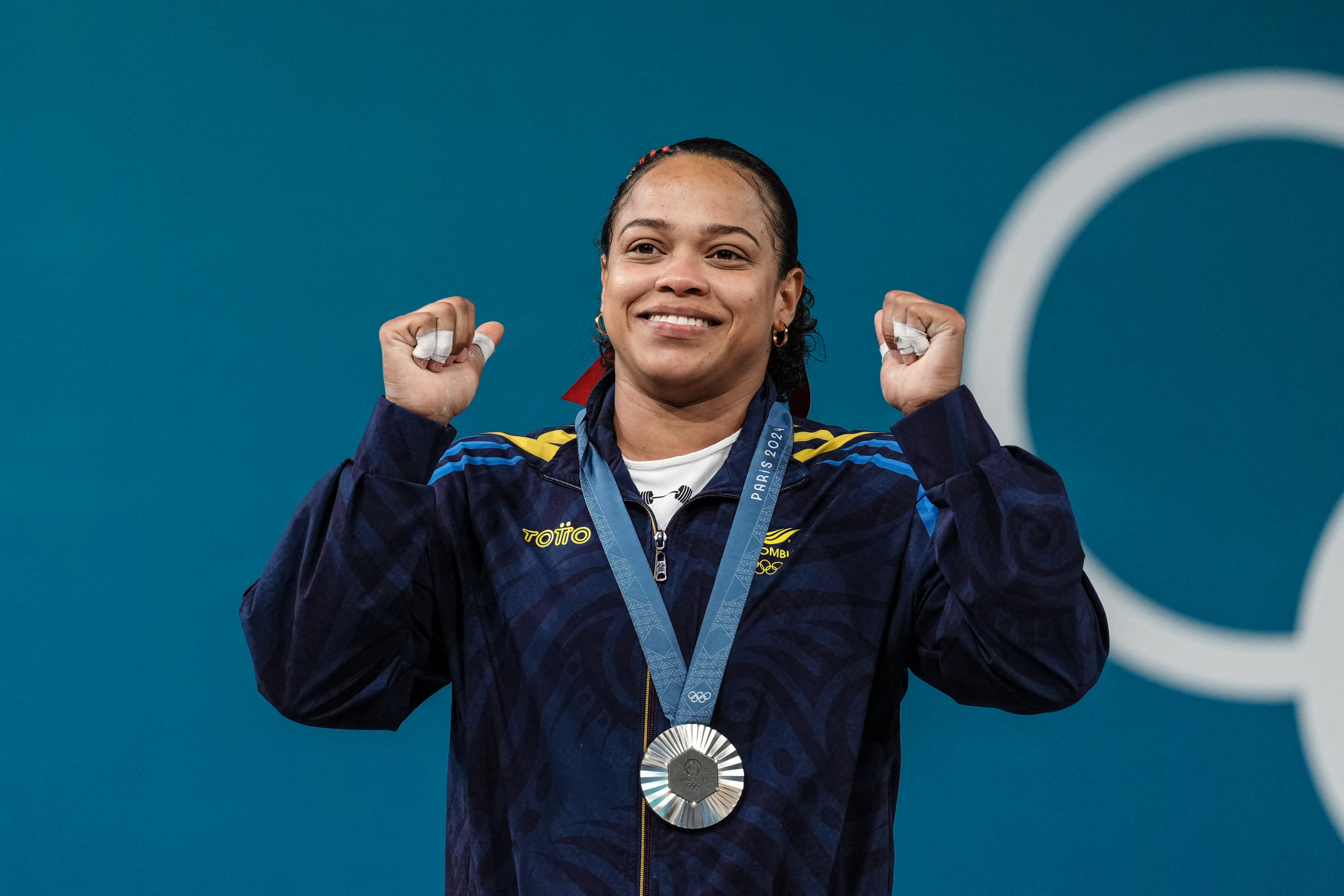 Las pesas le dan otra medalla a Colombia: Mari Sánchez, plata en 71 kilogramos