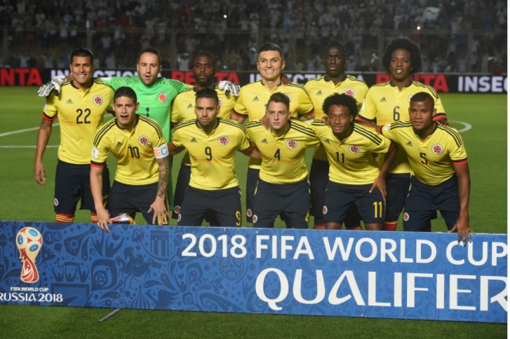 Colombia se ubica sexta en la tabla de las eliminatorias. / AFP